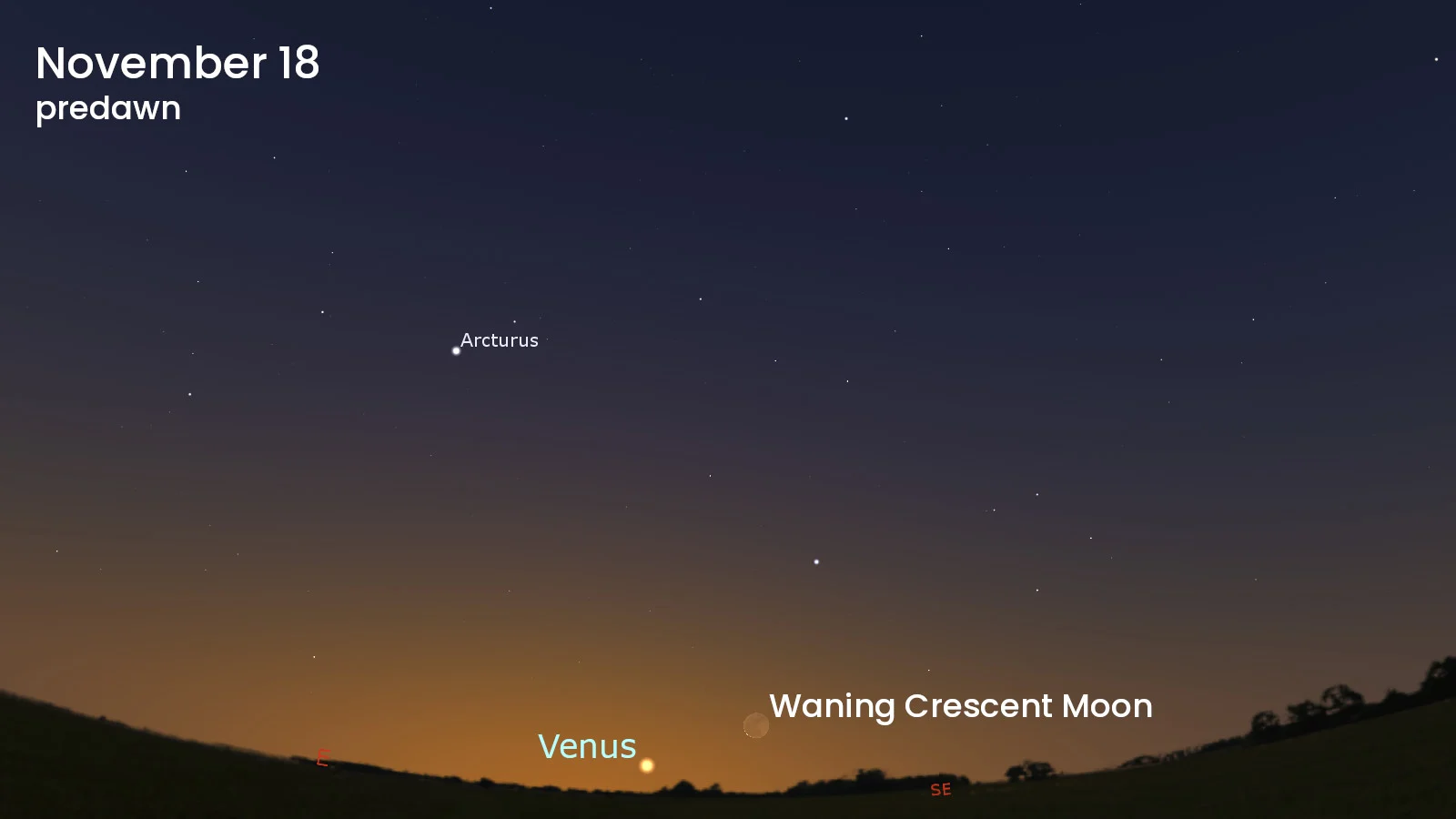 November 18 - Moon Venus