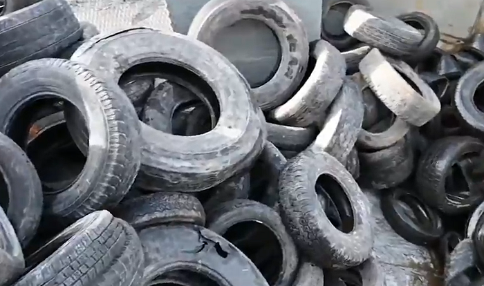 Burning tires to reduce emissions