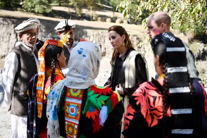Prince William and wife Kate see impact of climate change at Pakistan glacier