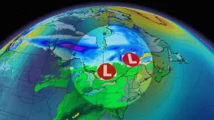 Colorado low and Alberta clipper join forces to wallop Eastern Canada