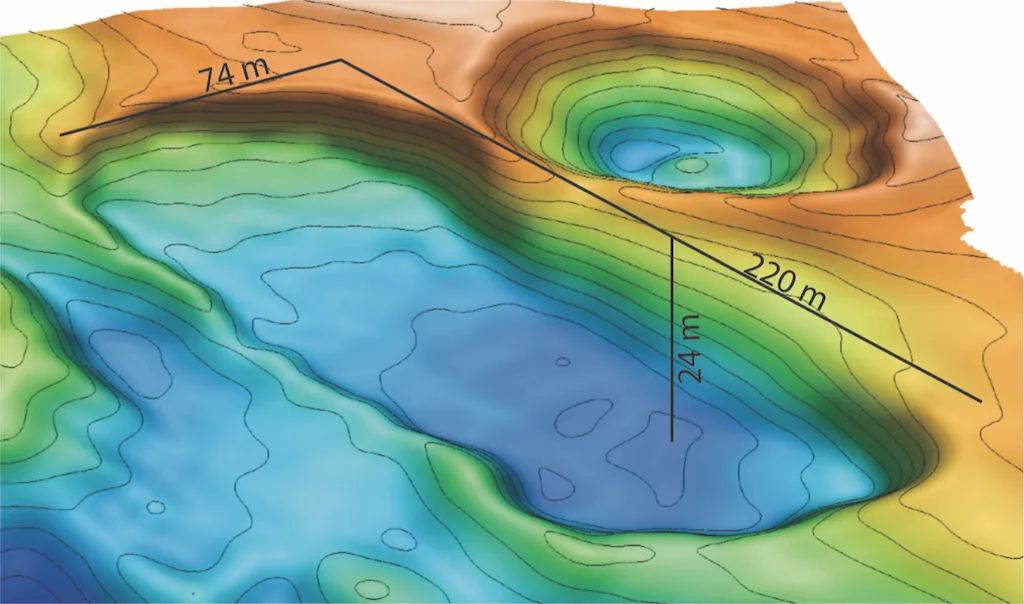 Giant sinkholes found forming on the seafloor in northern Canada