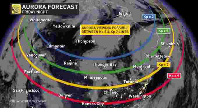 Aurora forecast - August 19, 2022