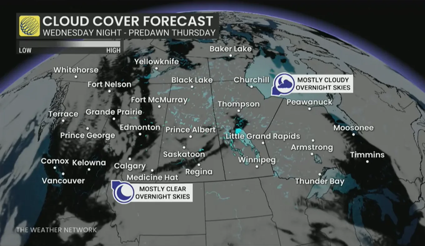 Aurora Cloud Cover - April 16 - West