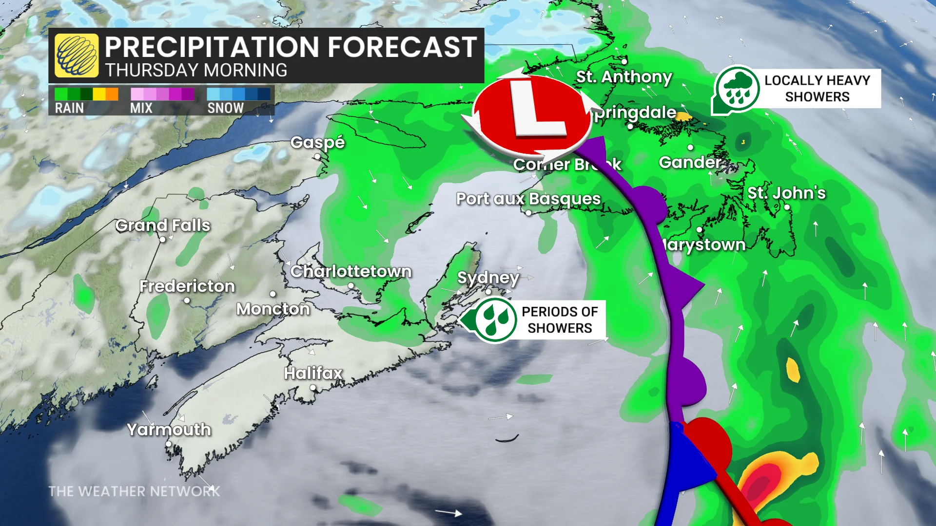 Baron - ATL precipitation Thursday AM - Oct 14
