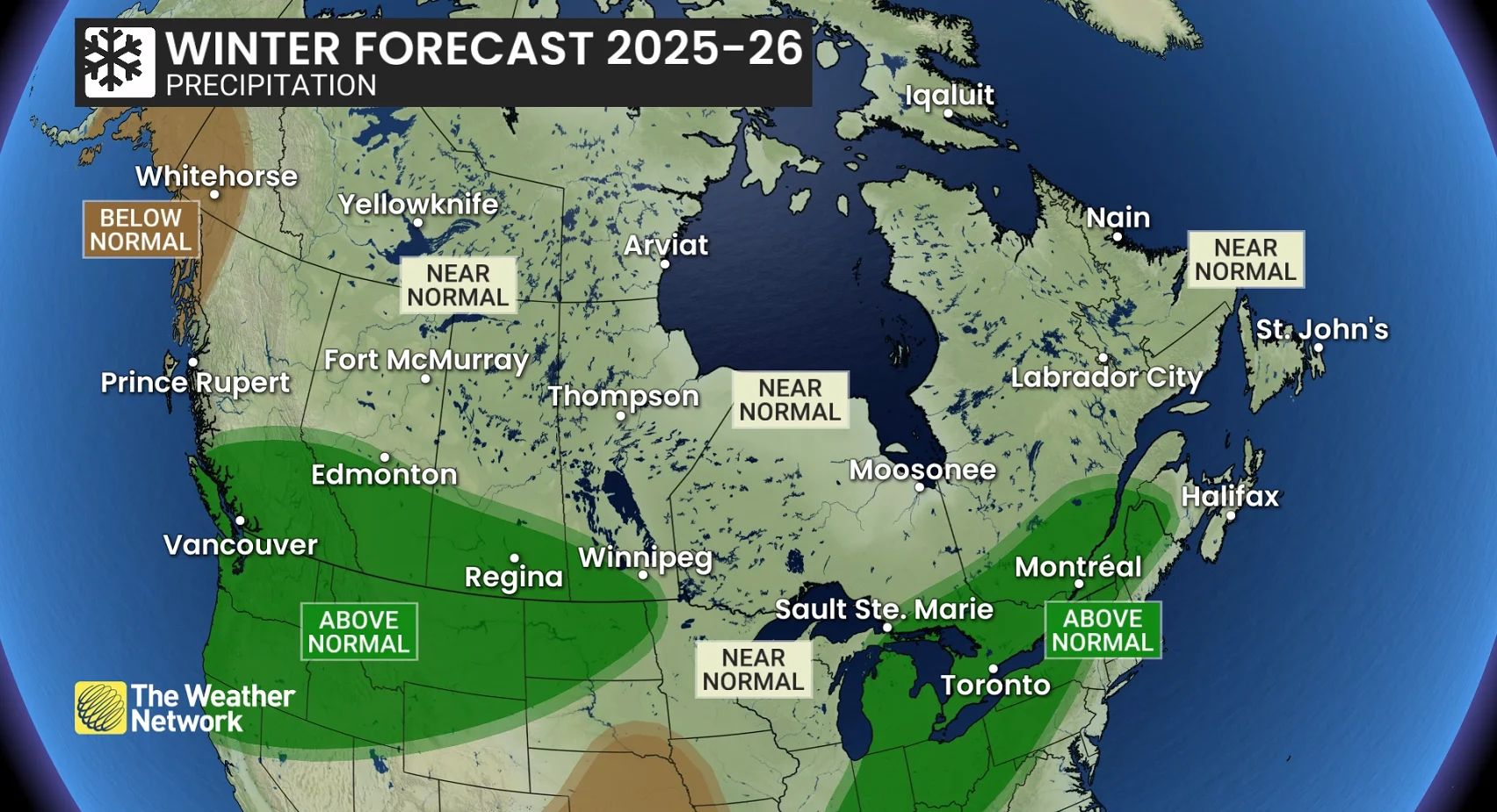 Winter Forecast Re-Release 2025 Precipitation Outlook