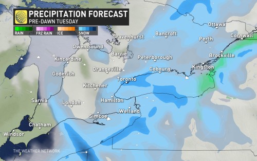 Could Toronto get slammed by the same lake-effect snow that buried Buffalo?  Not likely, say experts