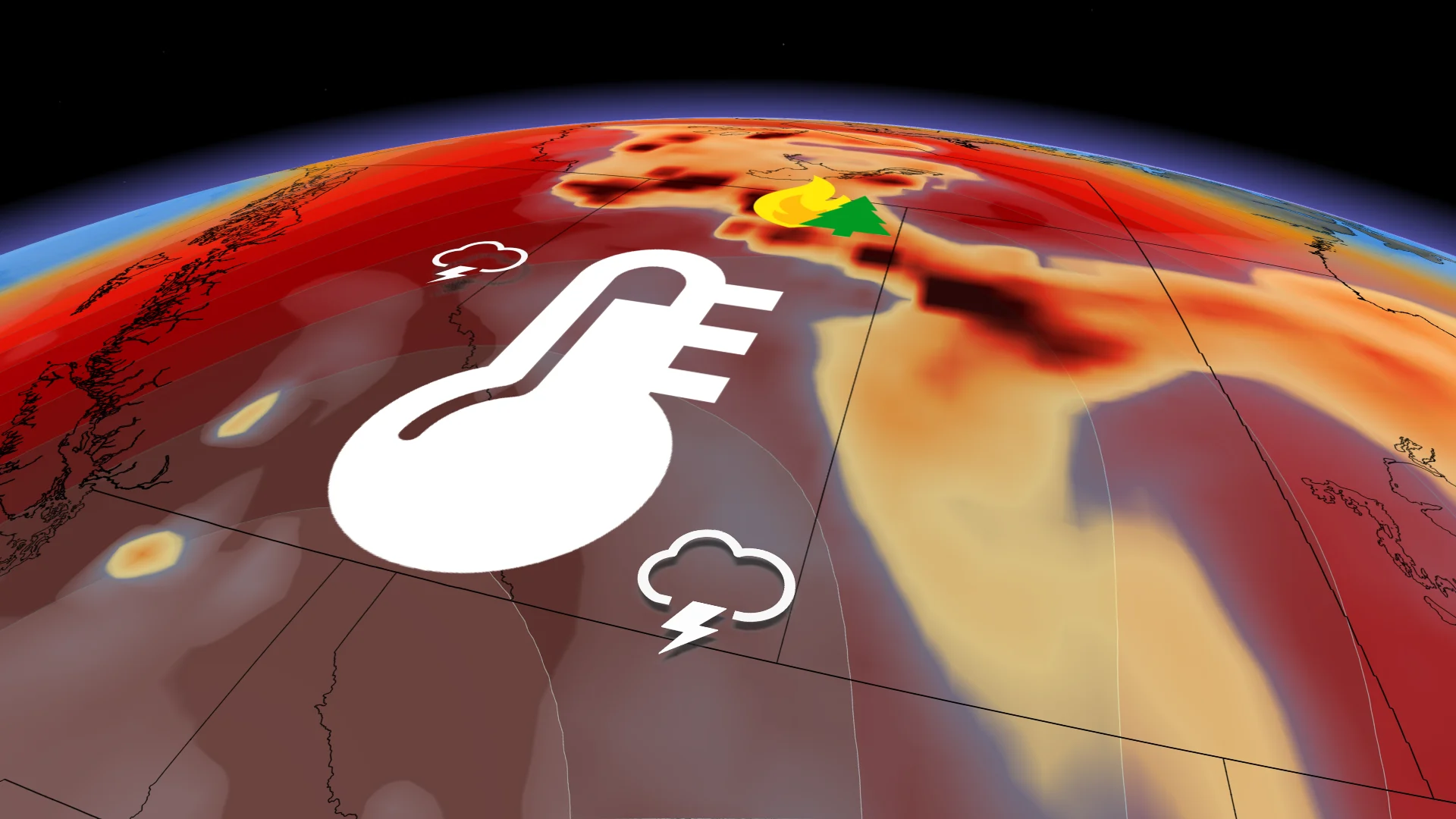 Summer sizzle raises the wildfire danger, thunderstorm risk in Western Canada