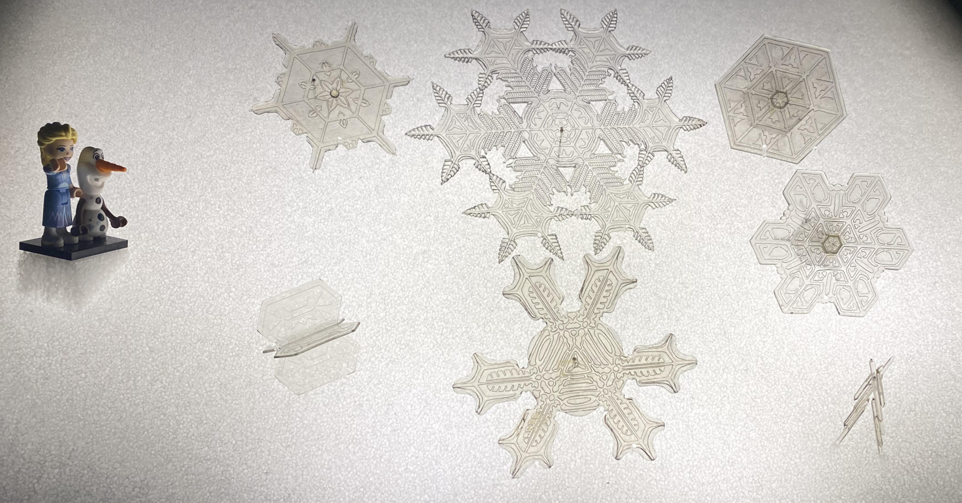 Nathan Coleman: These intricate models of snow crystals were created by Edwin Reiber for the Cranbrook Institute of Science (Michigan). The models were the "first accurate models of snow crystals"
