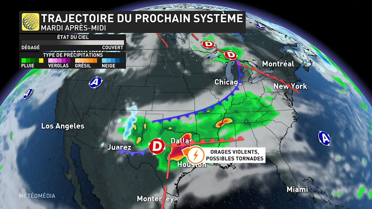 Une Tempête Fonce Vers Le Québec : Risque De Tornades Aux États-unis 