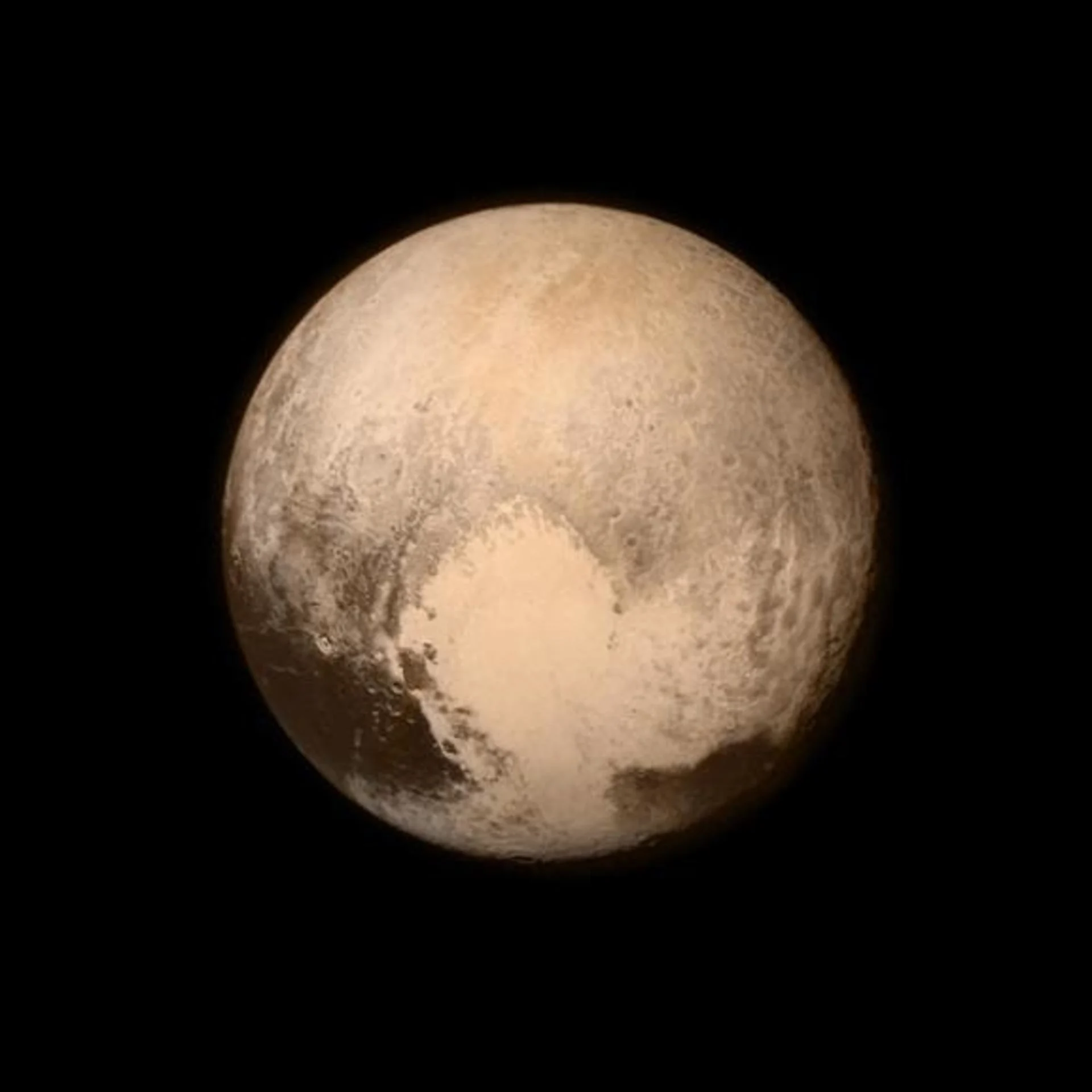 Pluton prise de la sonde New Horizons