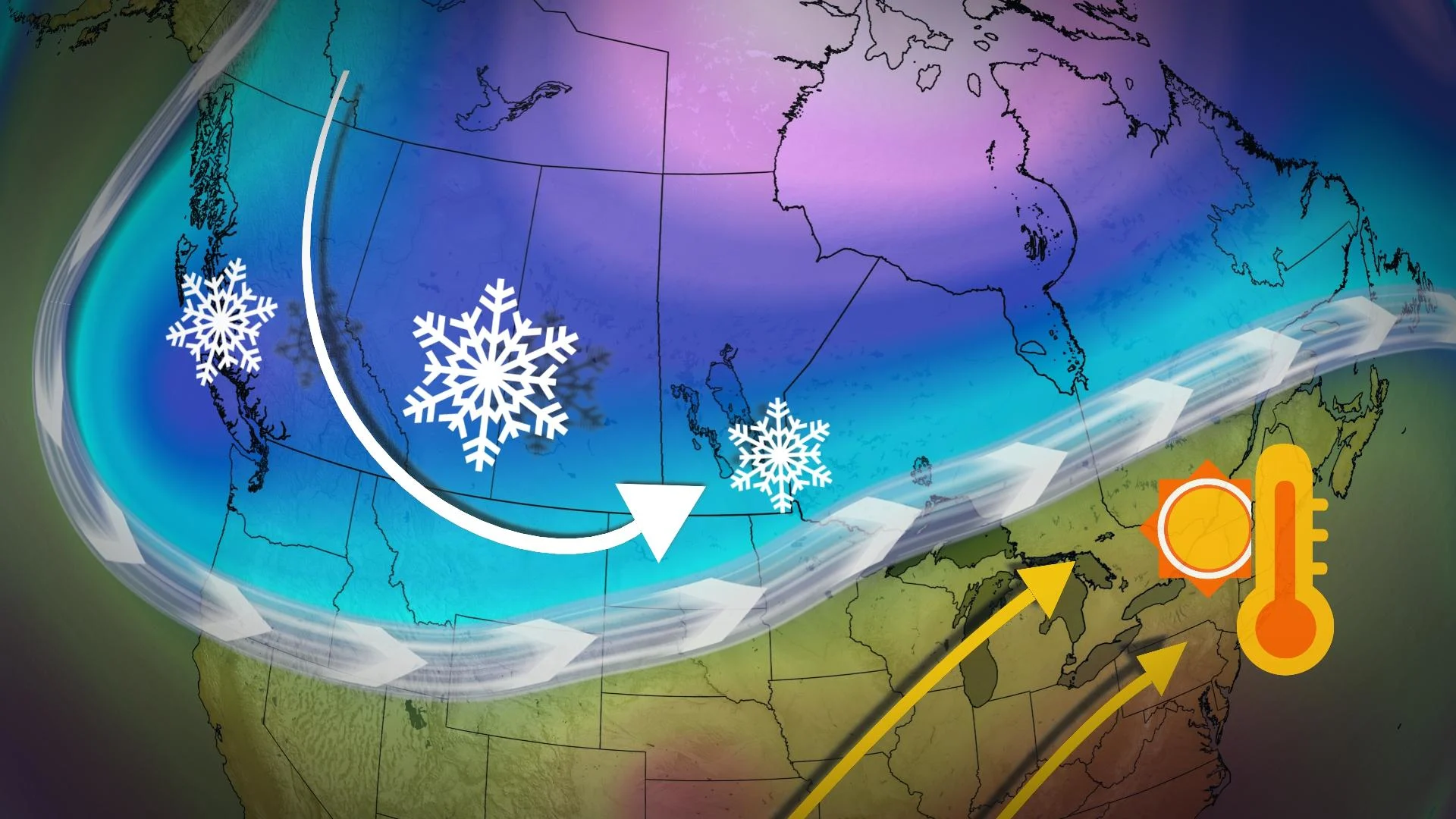 Where is fall, Canada? Cold, snow befalls West as warmth rises in the East