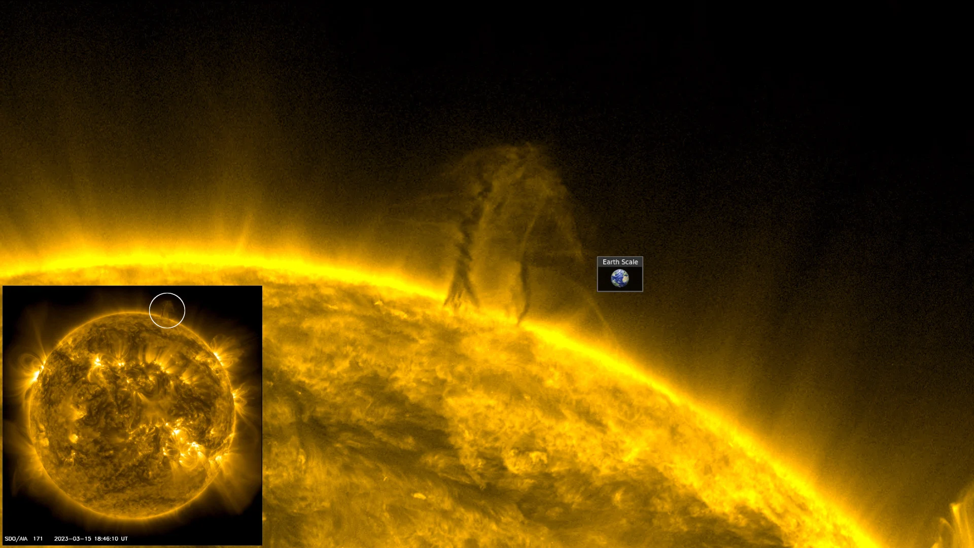 Solar-Twister-w-Earth-context-March-15-2023-171A-NASA-SDO
