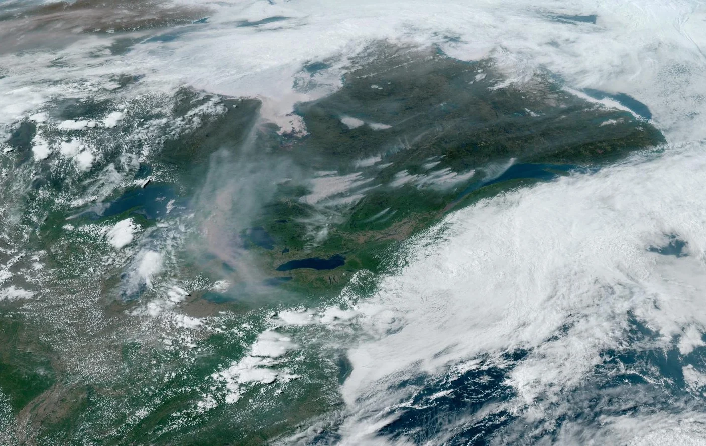 NOAA quebec wildfire smoke june 3 2023