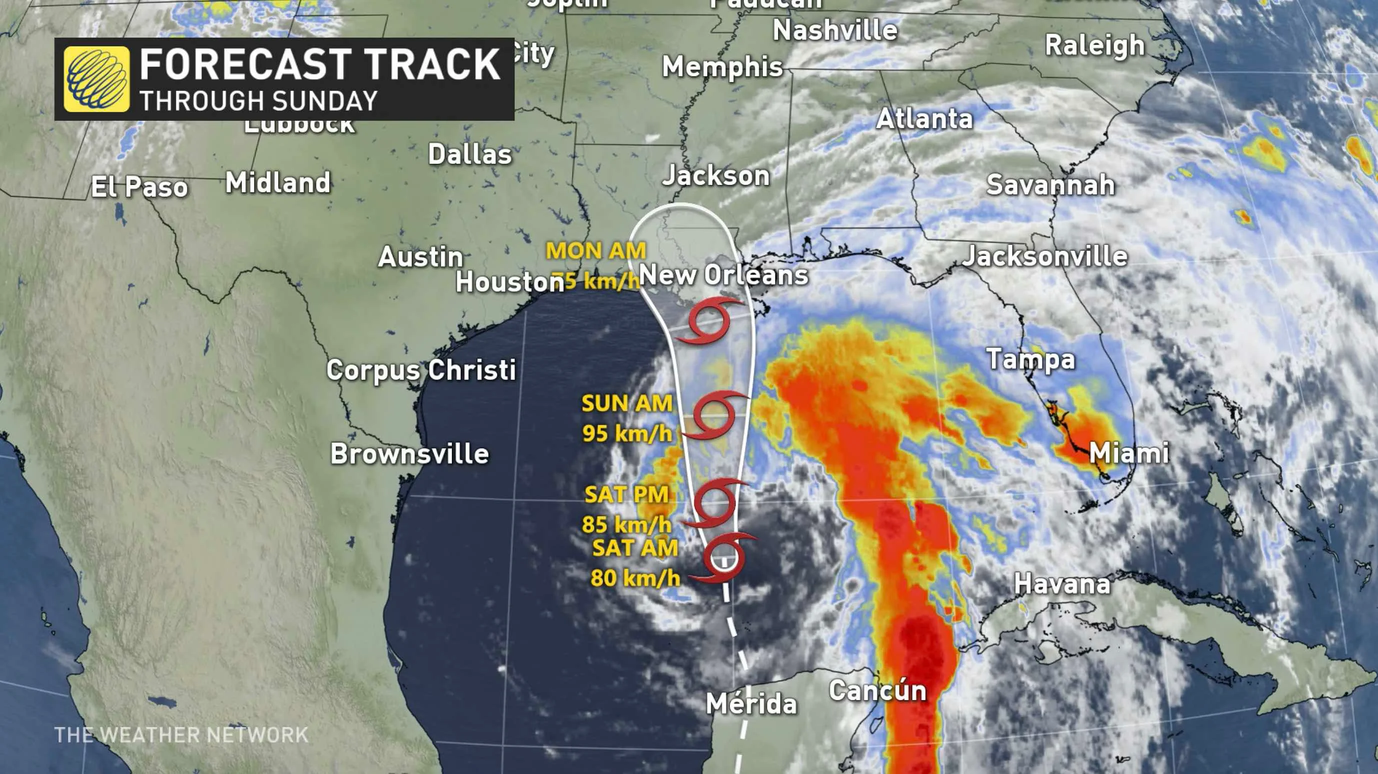 U.S. Gulf states prepare for dangerous impacts from Tropical Storm