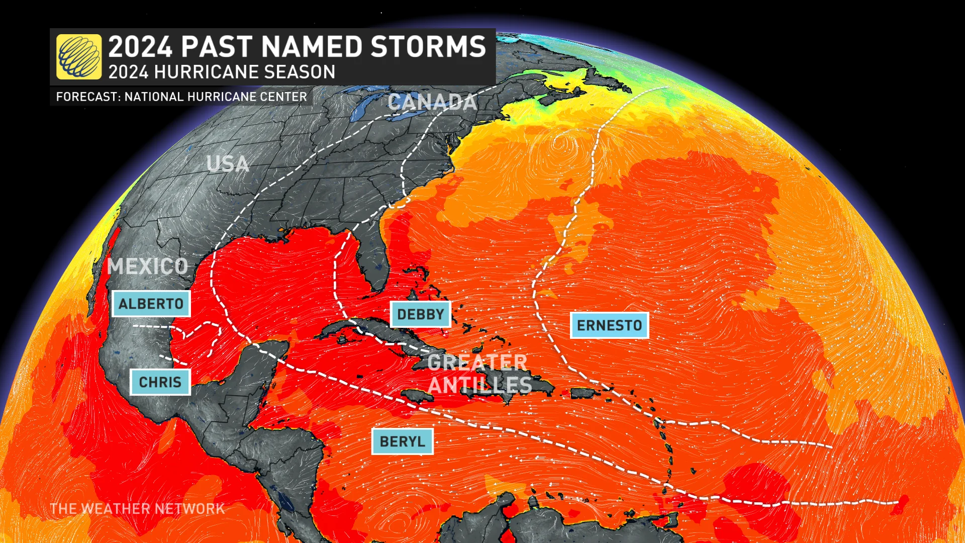 2024 named storms through august 25 2024