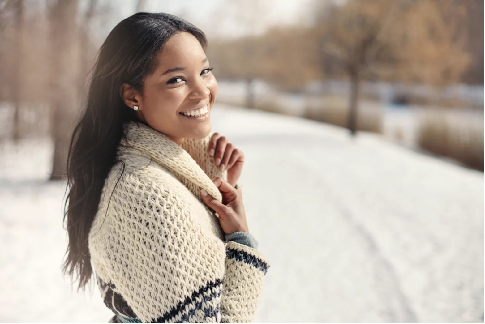 Getty Images: Healthy hair during winter requires the right products and hair care routine