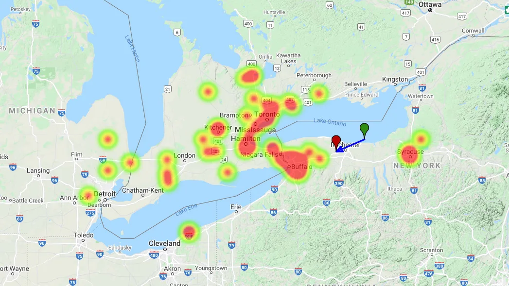 Bright fireball seen blazing through daytime sky from Toronto