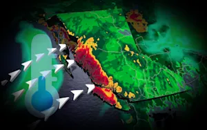 The "-ber" months are almost here and they're going to start wet and chilly in B.C.