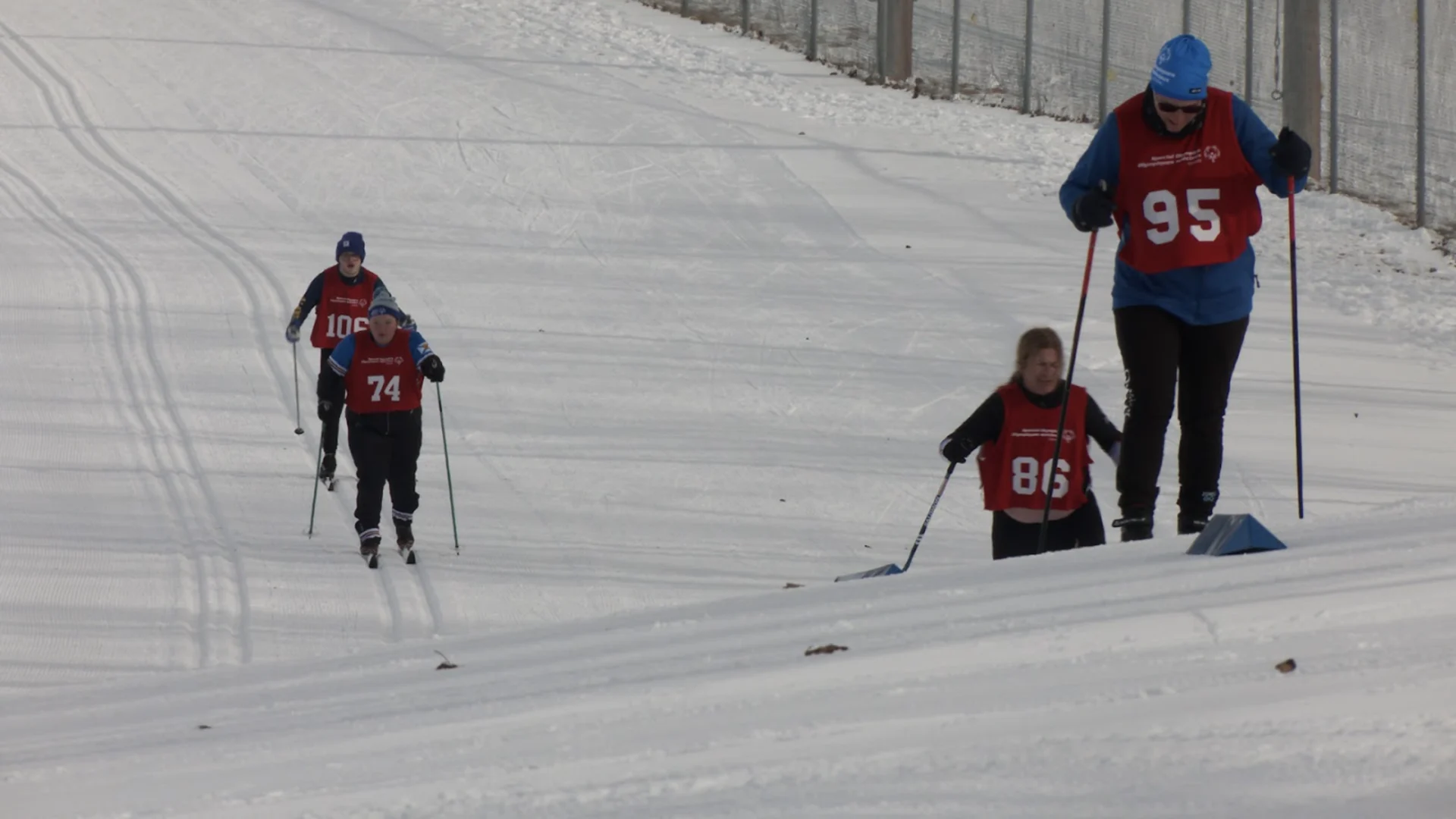 Connor O'Donovan: Cross Country Skiers compete at the Confederation Park Golf Course.