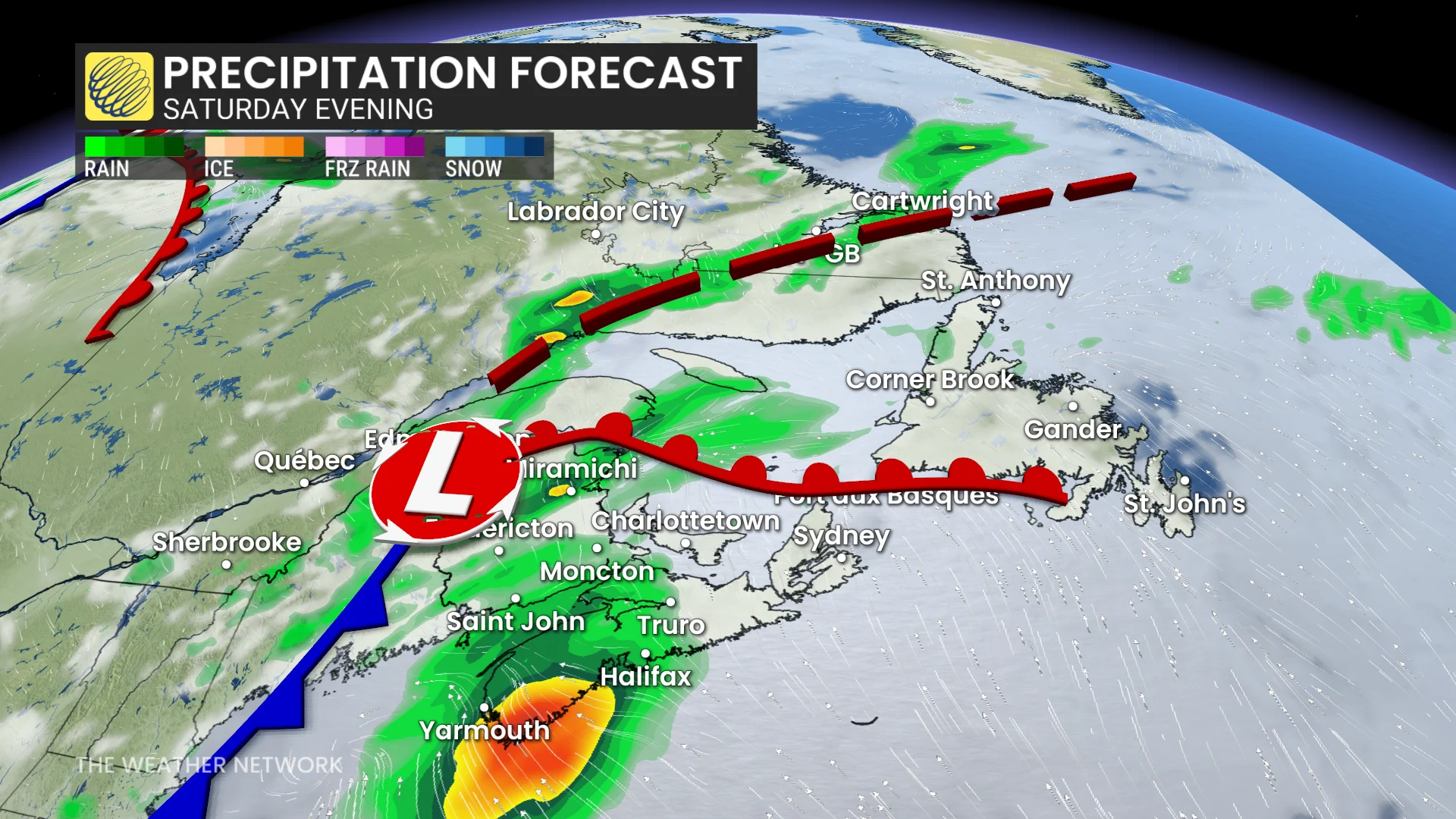 Baron - Saturday evening precipitation ATL - June 5