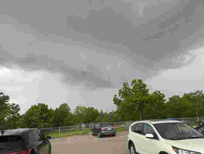 Brian Bernard/The Weather Network: Storm cloud spotted in Hamilton, Ont. June 16, 2022