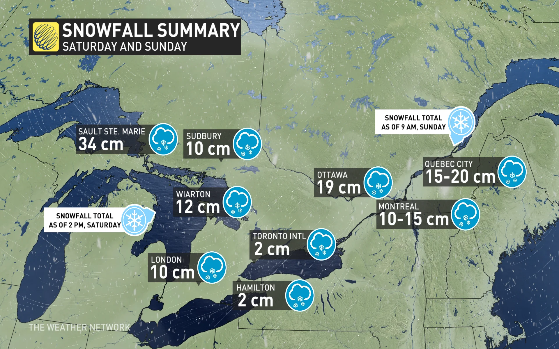 ONQC Storm Snow Summary