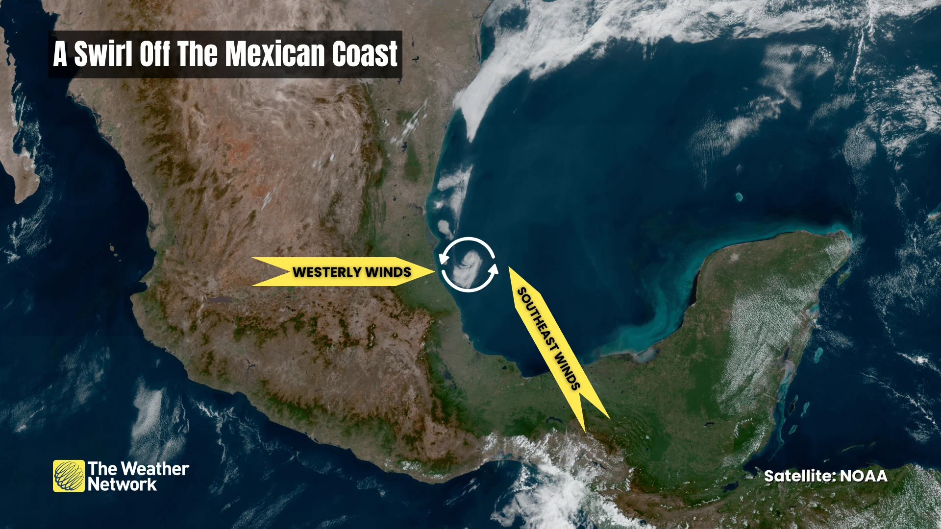 March 8, 2025 Satellite - Mexican Swirl