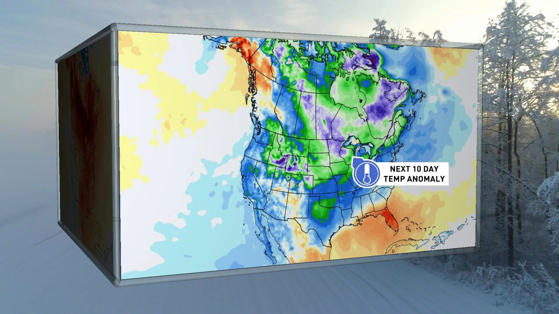 Temp Anomalies Over The Next 10 Days