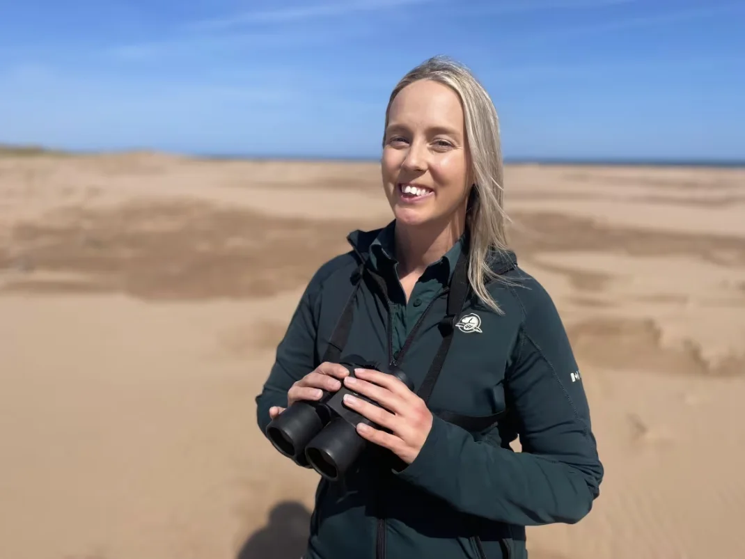 CBC: Lindsey Burke is a resource management officer with Prince Edward Island National Park. (Aaron Adetuyi/CBC )