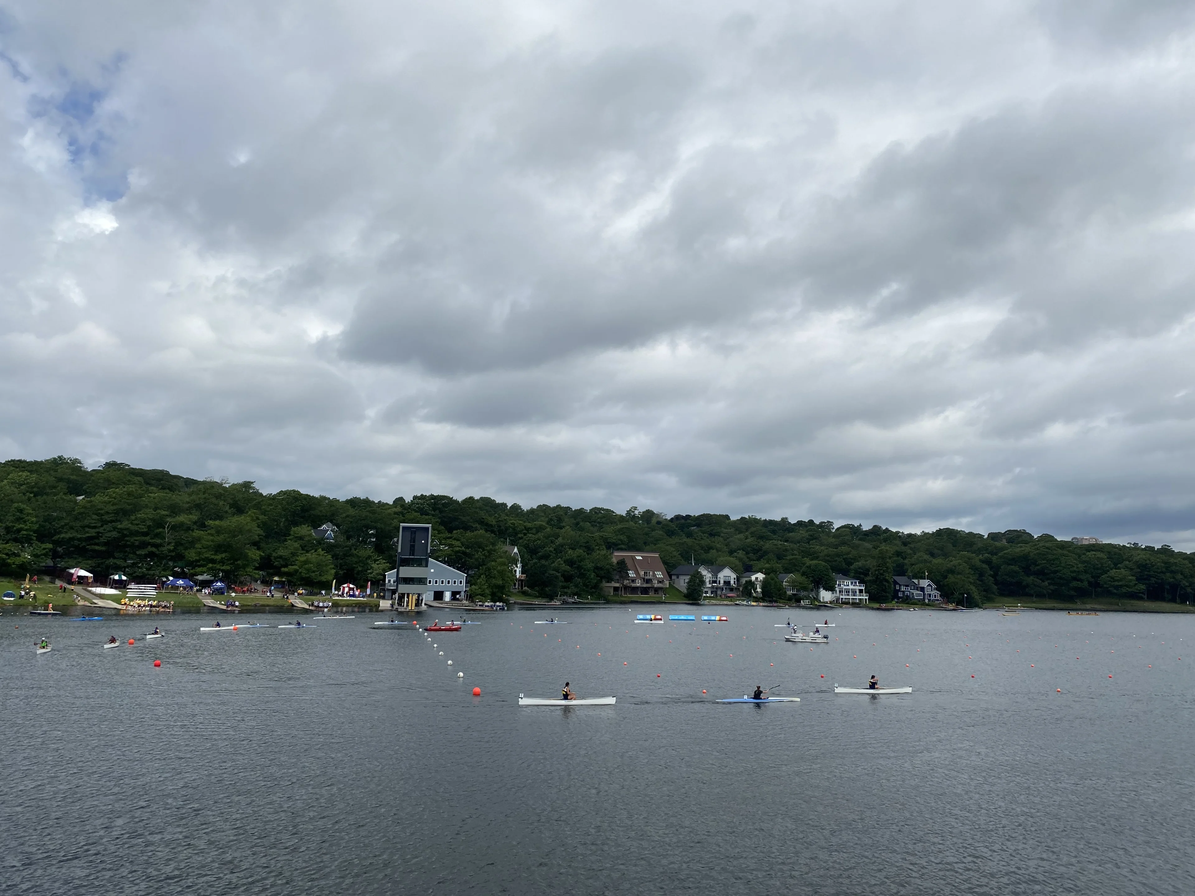 Canoe races take off in Lake Banook for NAIG 2023