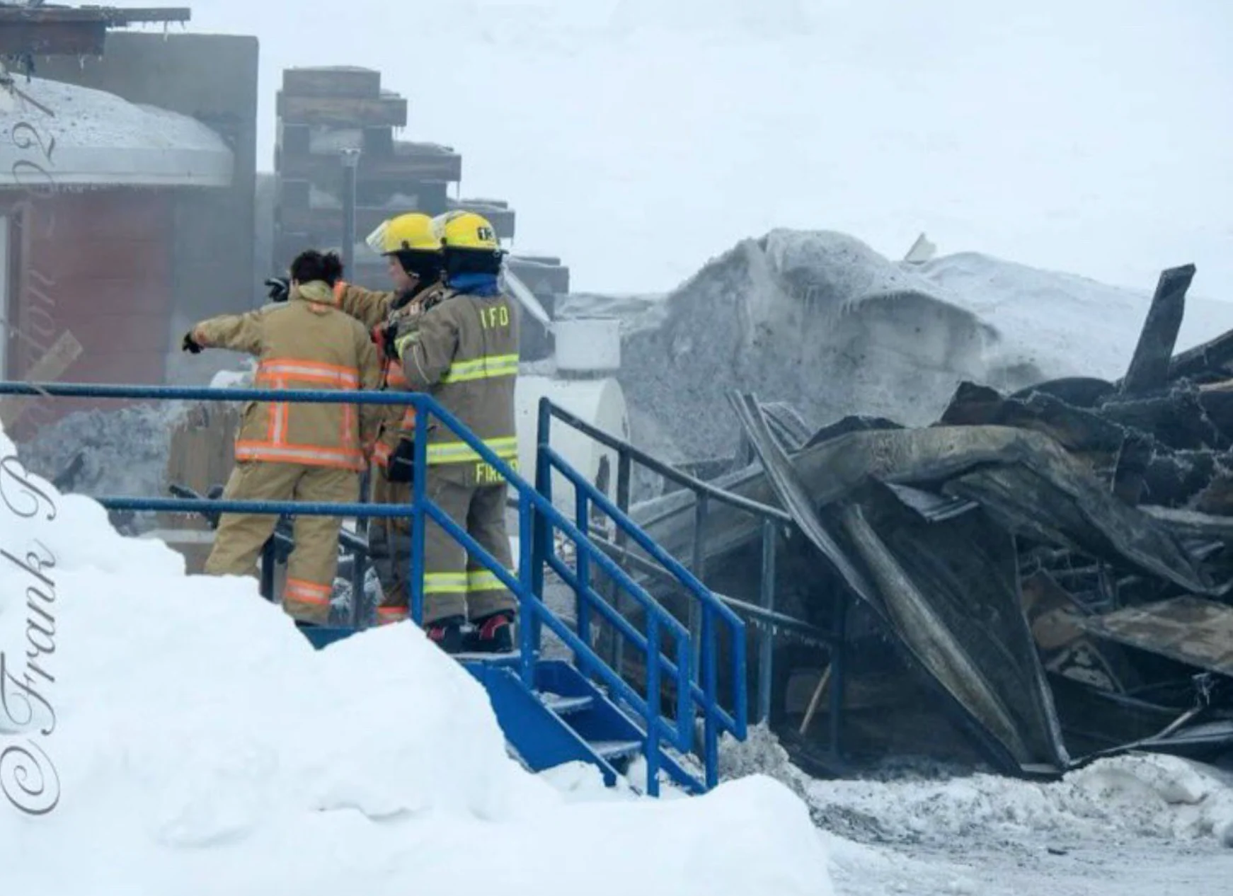 Submitted via Frank Reardon: Iqaluit fire aftermath