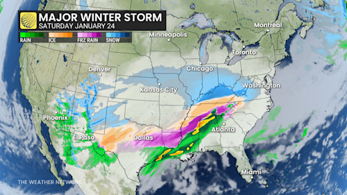 ‘Destructive’ ice storm, snowfall threatens millions in U.S. - The ...