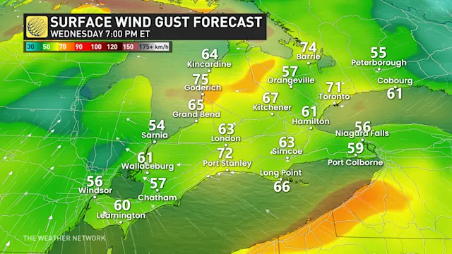 Severe thunderstorm threat over southern Ontario with risk of damaging ...