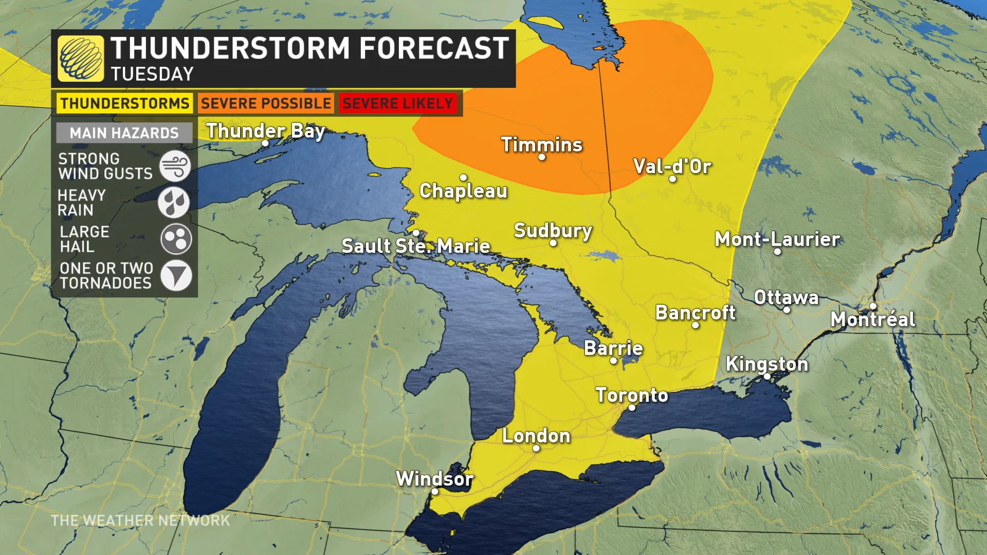 Baron - Ontario storm risk updated - June 25
