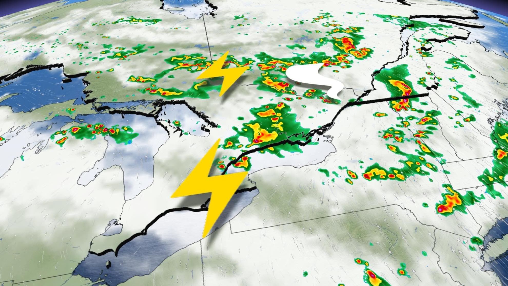 Multiple rounds of storms to end the week in Ontario, Quebec, tornado ...
