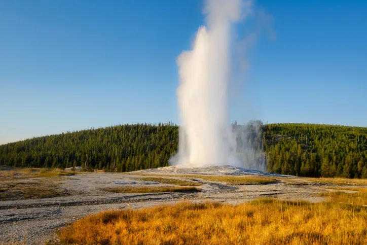 Woman falls into Yellowstone thermal feature after illegal entry to park