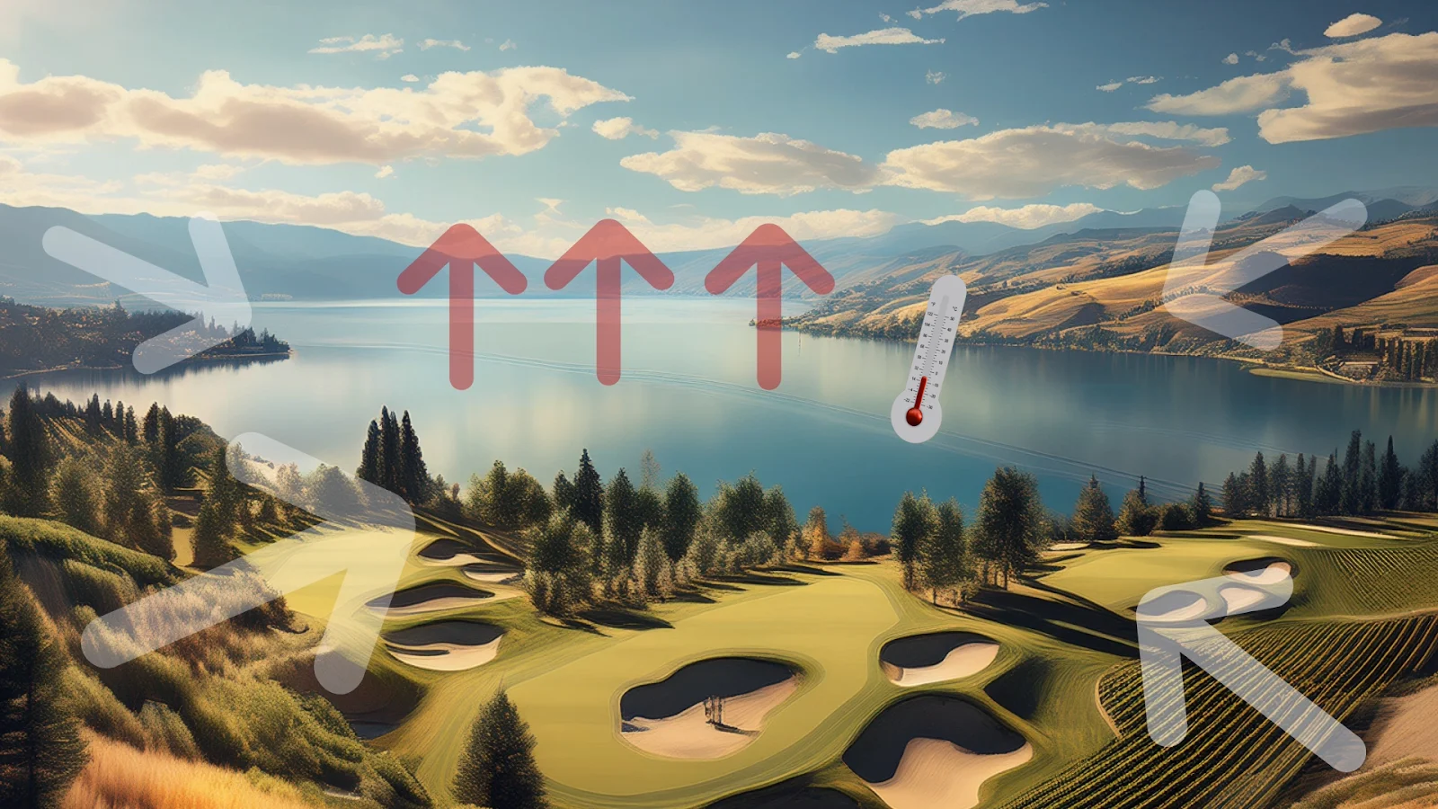 Heat exchange over a golf course (TWN)