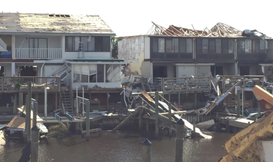 Terrifying videos from the 10th most intense hurricane to hit the U.S.