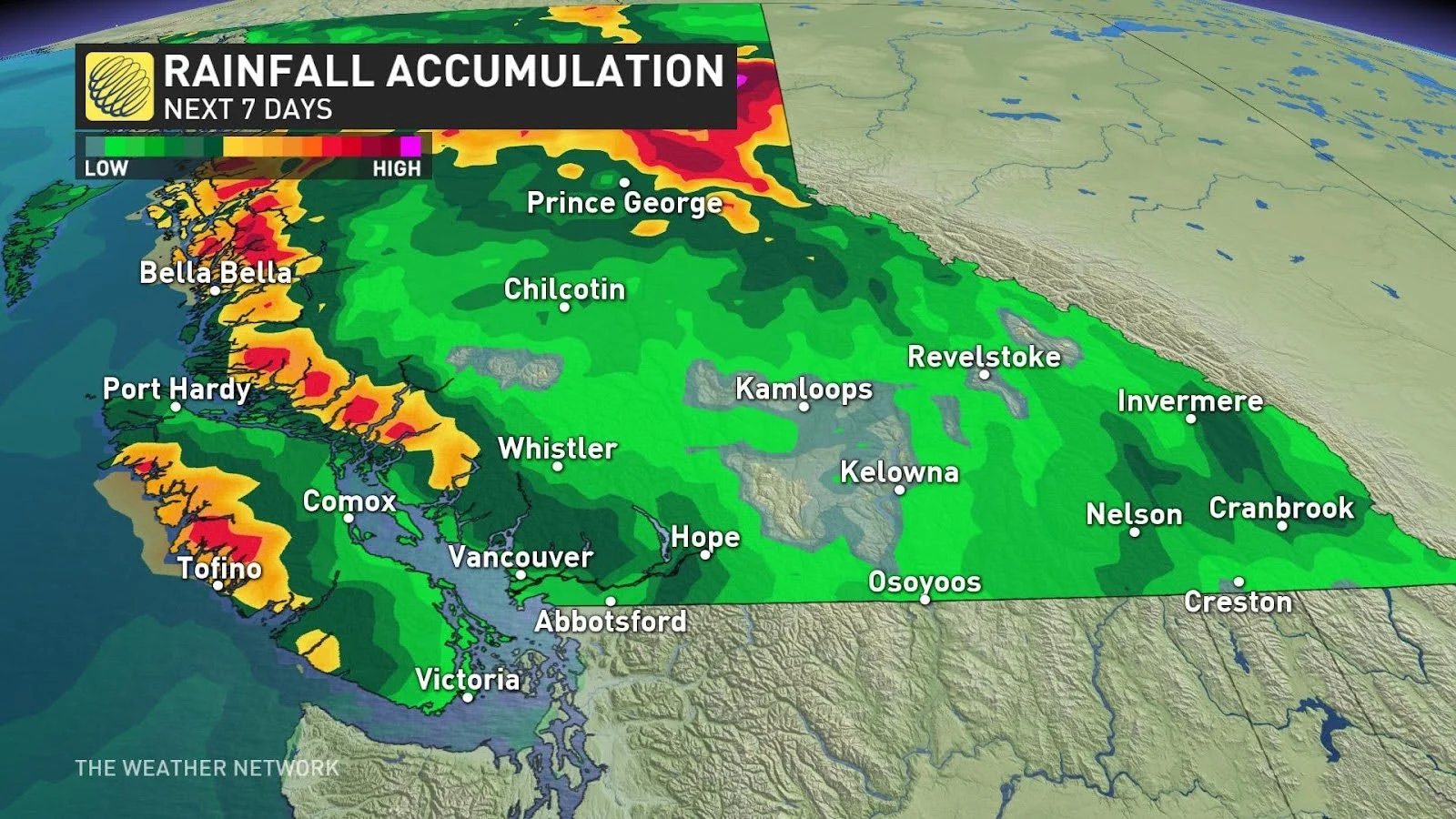 BC Rainfall Outlook
