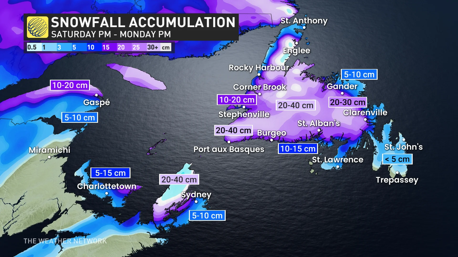 Baron - ATL snow totals - Jan 4