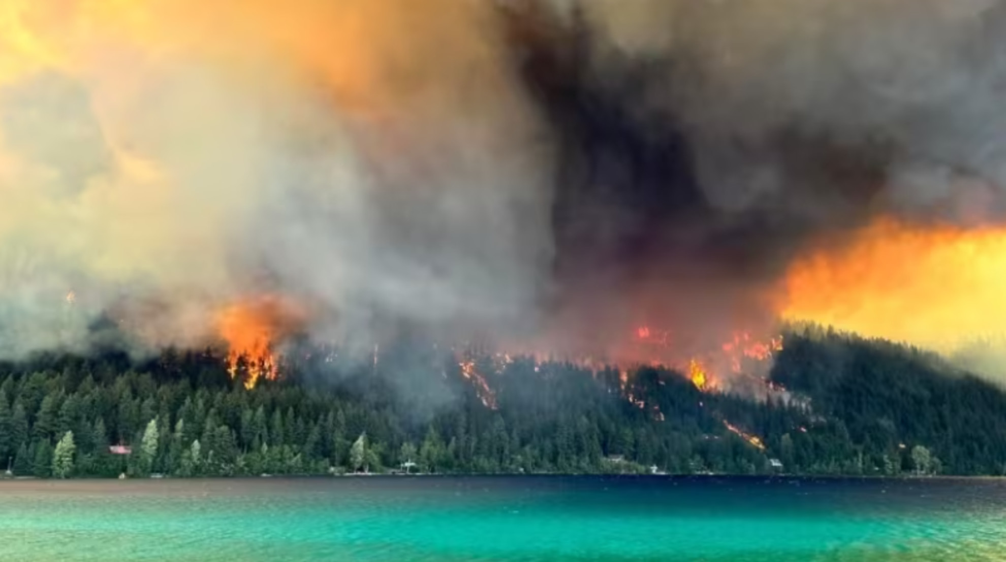 Residents near Gun Lake, B.C., ordered to evacuate due to growing wildfire - Vimarsana News