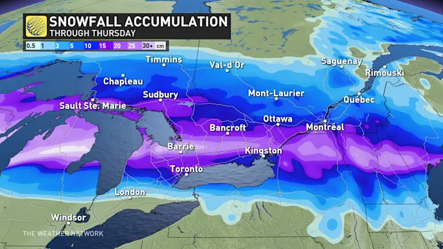 Major winter storm to be highly disruptive across Ontario - The Weather ...