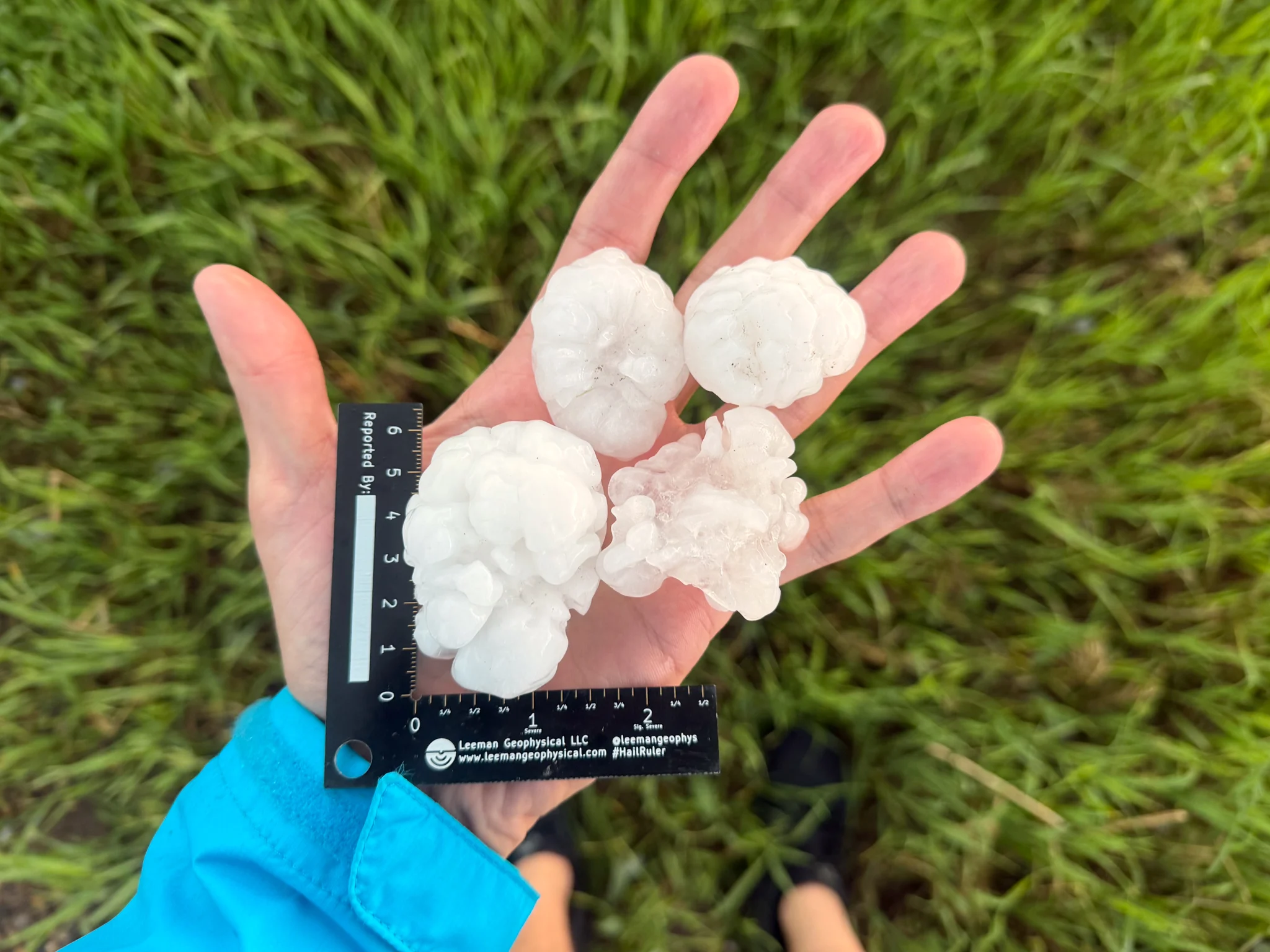 Braydon Morisseau - Large hail - Baldur, MB