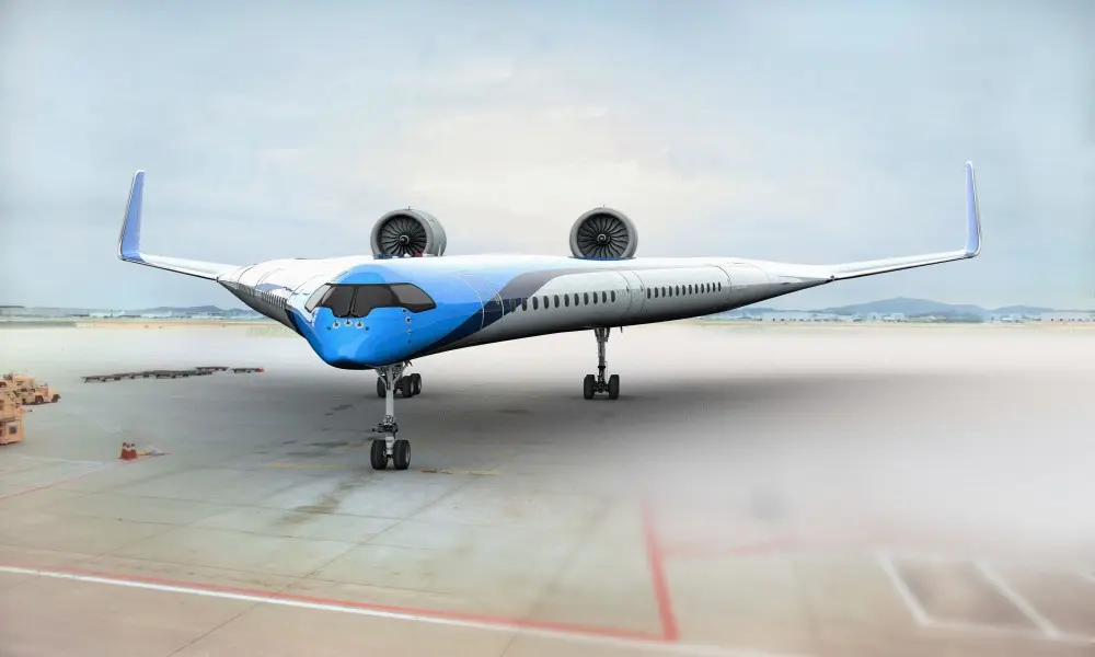 Avions : les passagers bientôt installés dans les ailes ?
