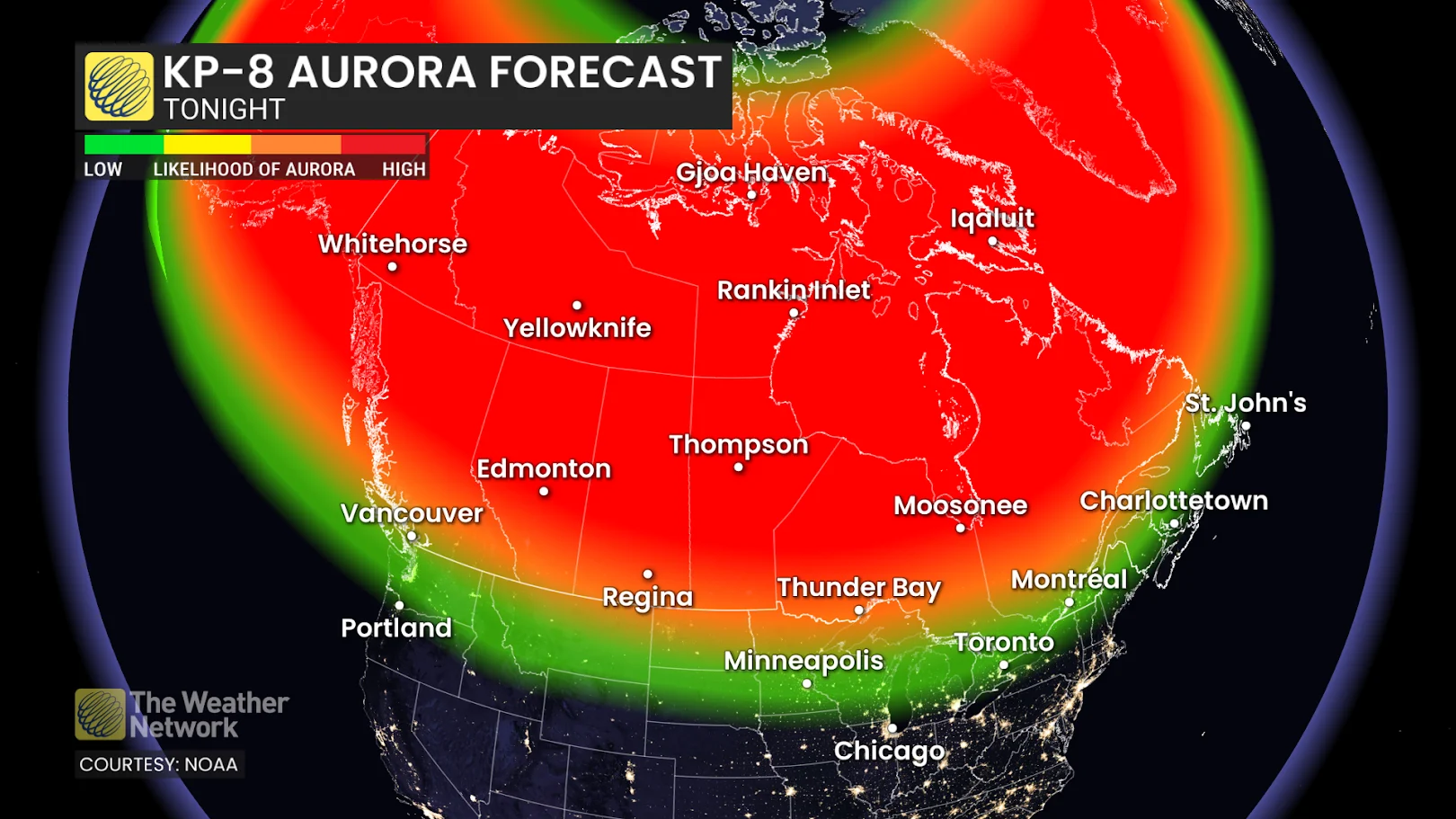 Aurora Visibility - Jan 19 2026