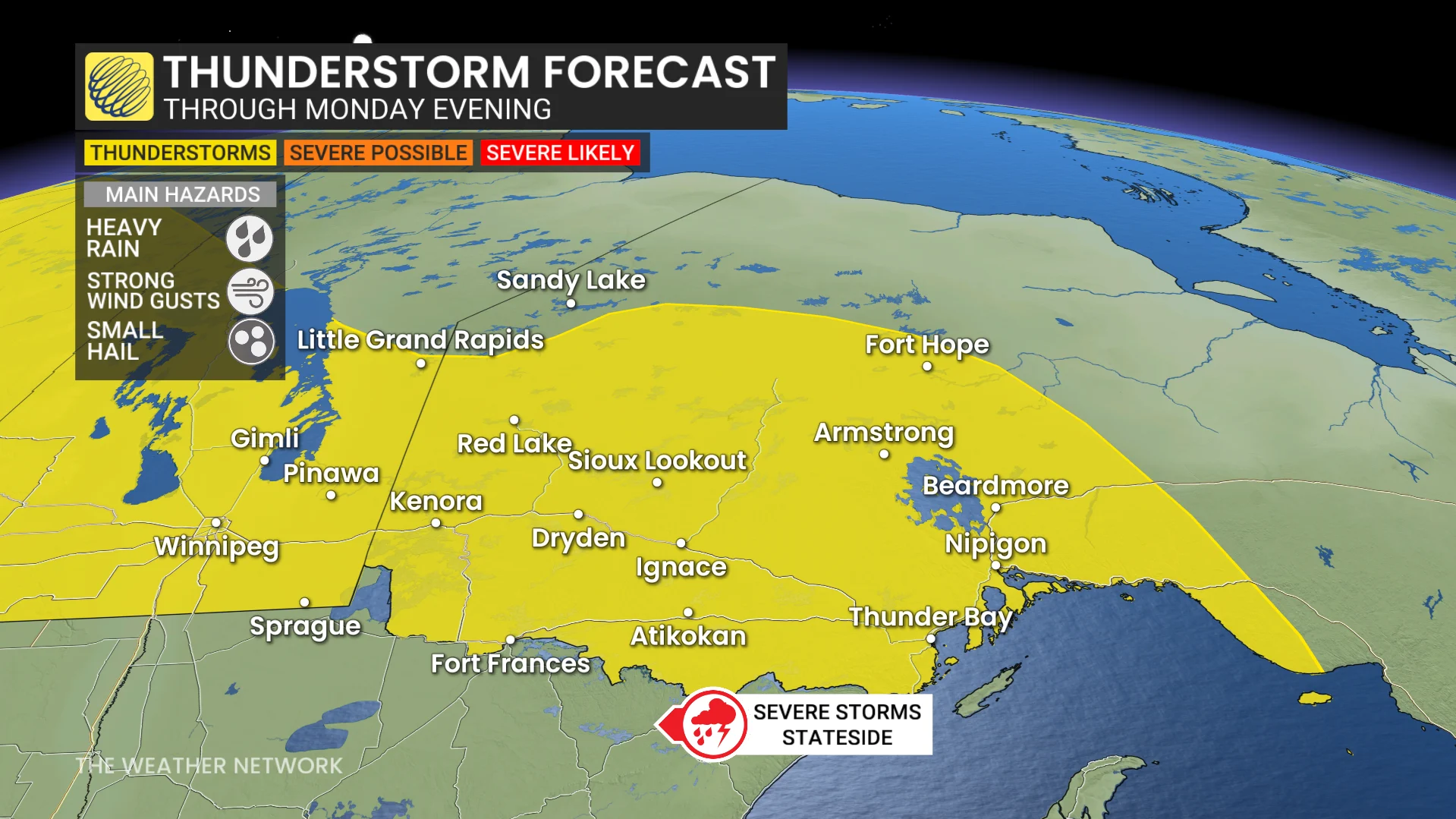 Baron - Northern Ontario thunderstorm risk - June16