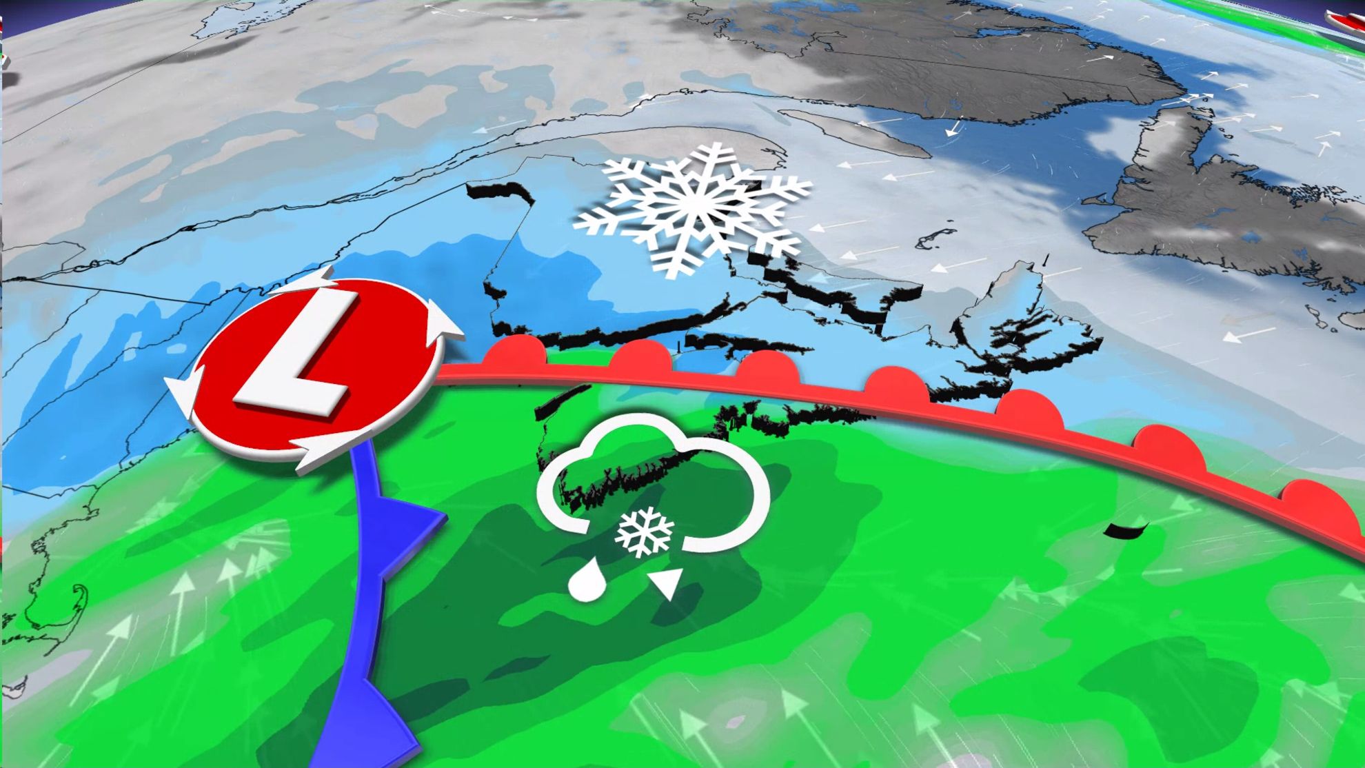Relentless storm parade across Atlantic Canada with Arctic chill to ...