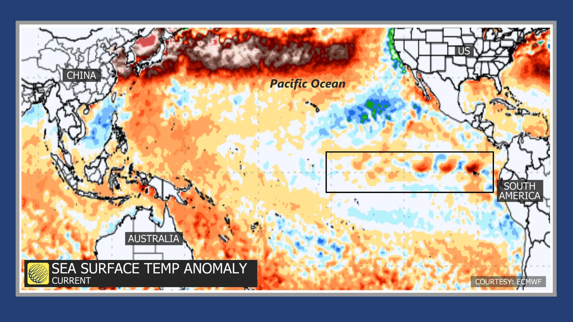 sea surface temperatures july 2025