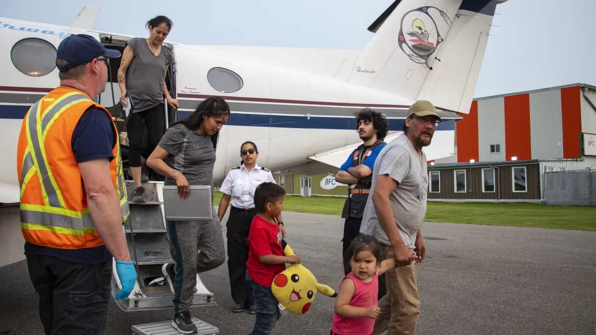 Brandon, Manitoba, Wildfire, Fire, Evacuations, August 28, 2025. (Chelsea Kemp/CBC)