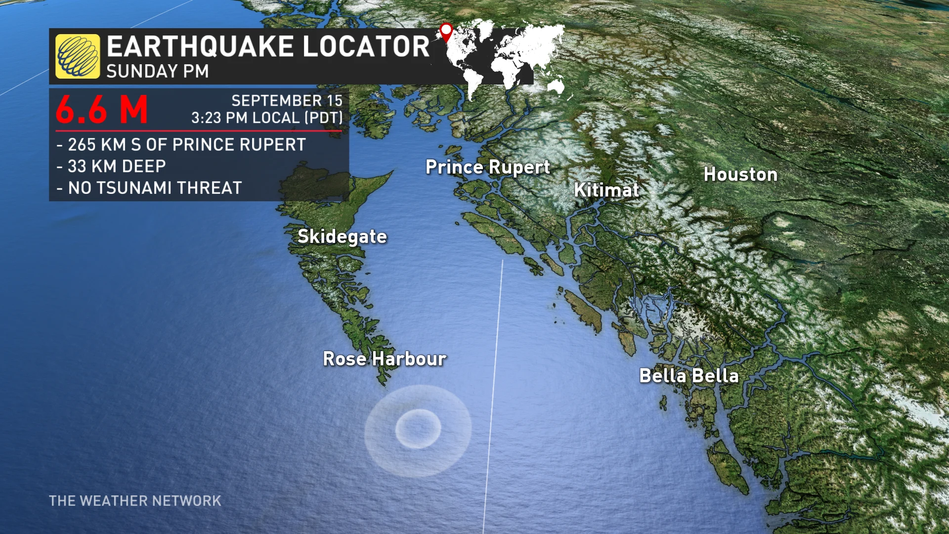 BC Earthquake Locator